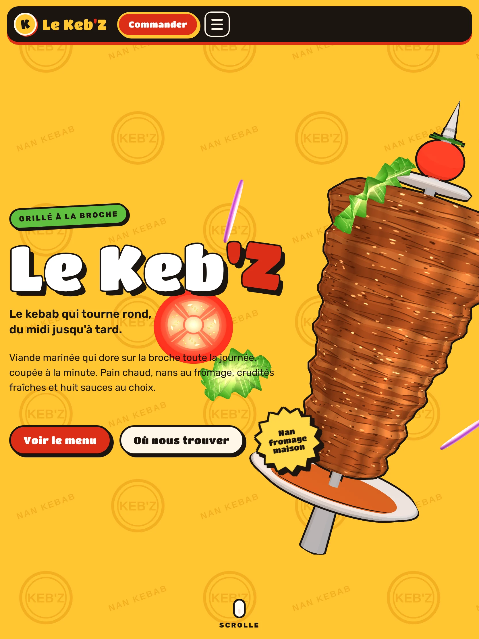 Le Keb'Z — Le héros et la broche (tablette)