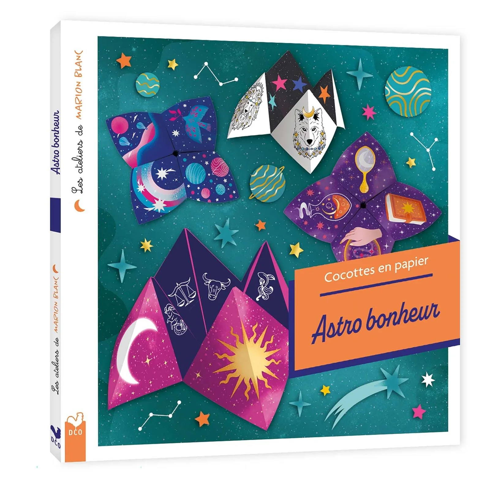 Cahier Astro bonheur pour réaliser des cocottes en papier