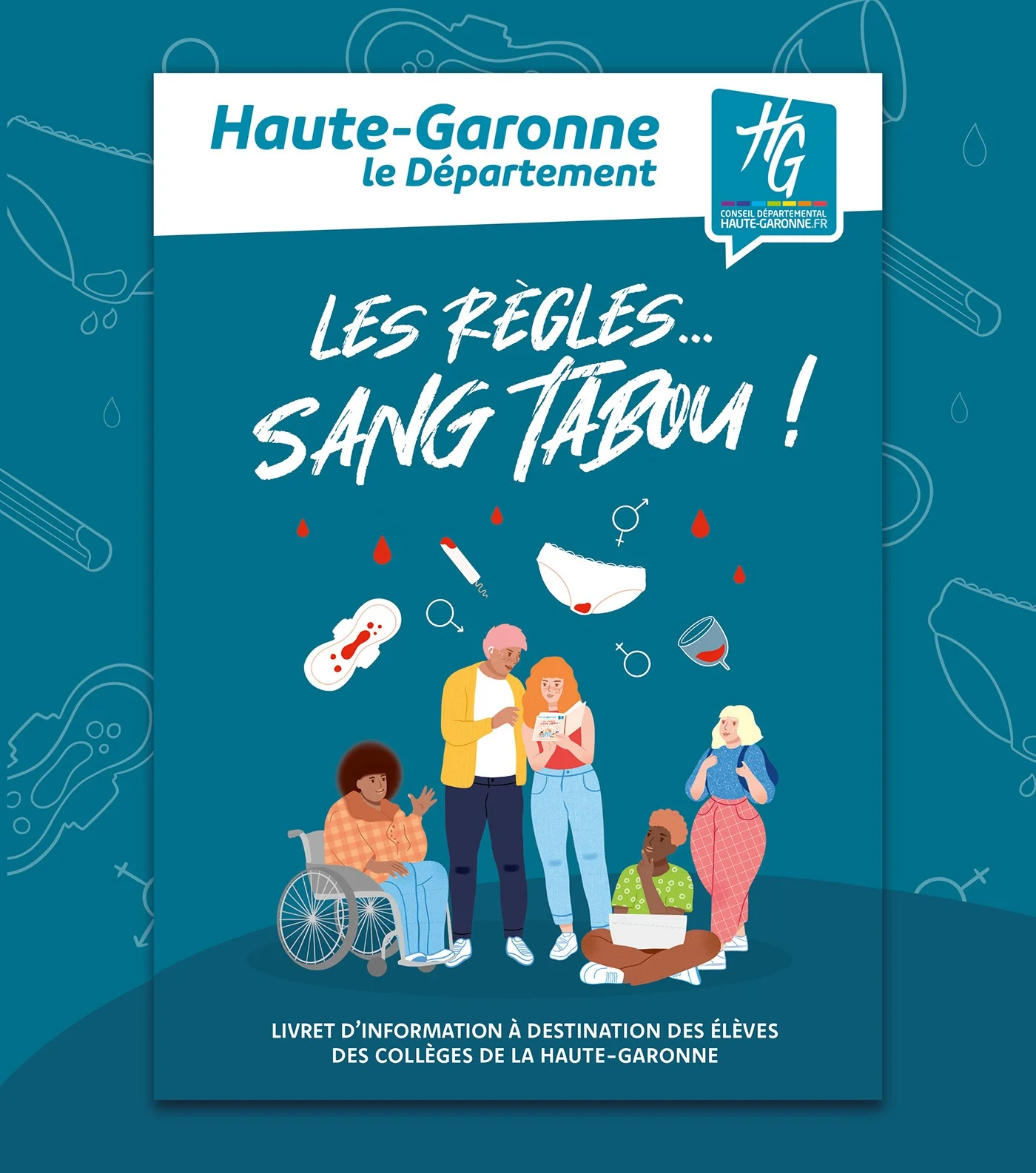 Couverture du livret Les règles sang tabou de la Haute-Garonne