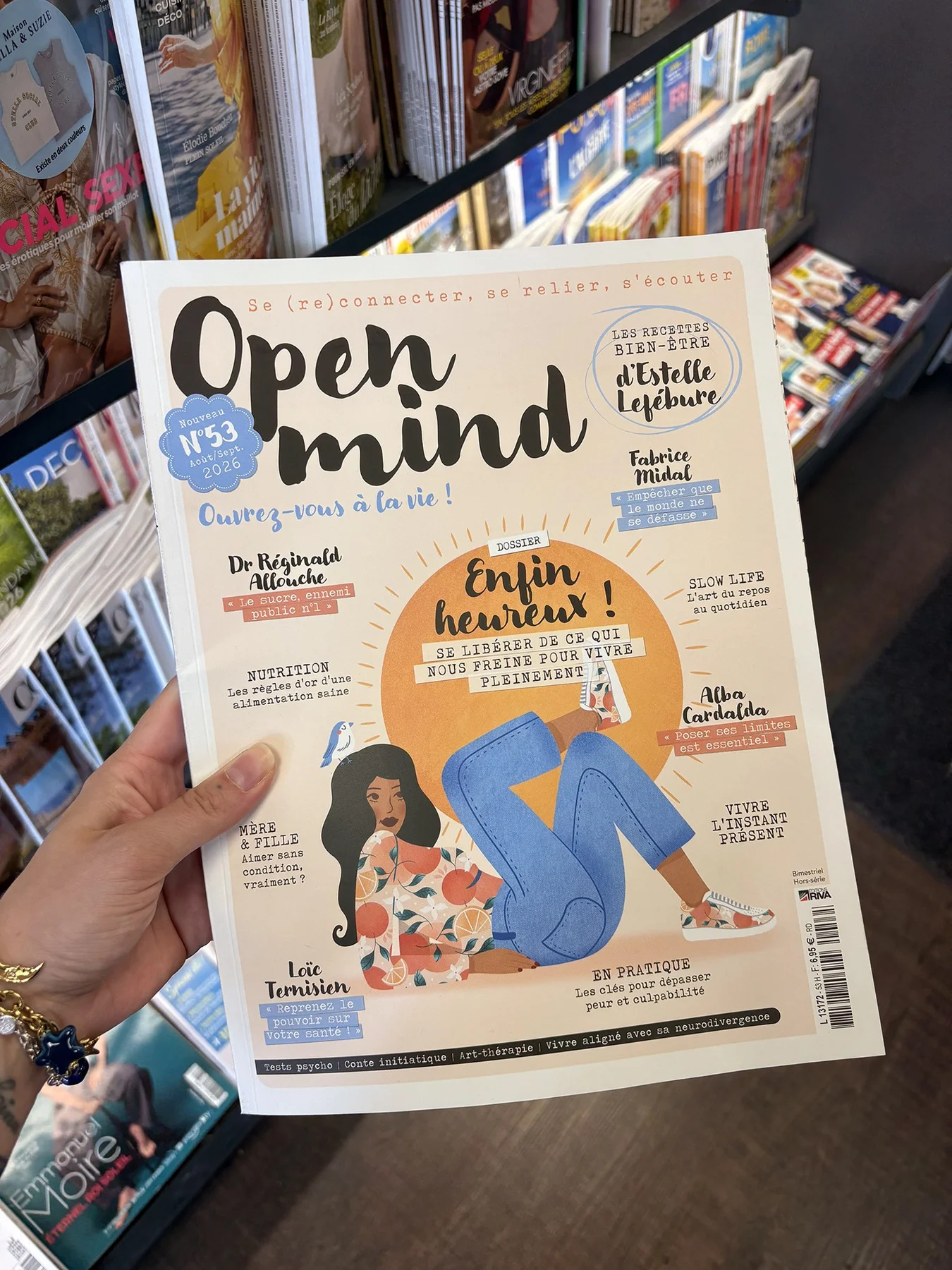 Photographie du magazine Open Mind numéro 53 en kiosque