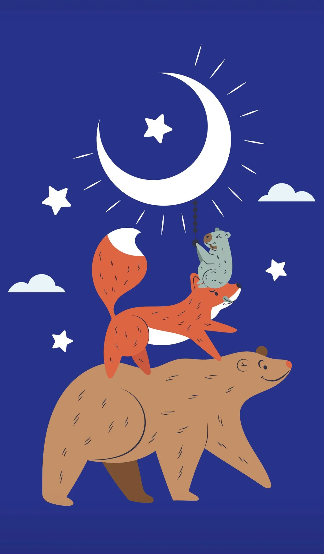 Illustration animale de Marion Blanc présentée dans le projet Quechua