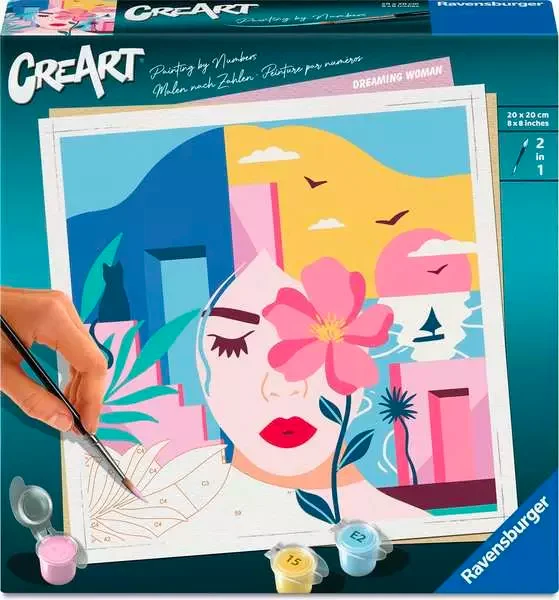 Boîte CreArt Dreaming Woman de Ravensburger